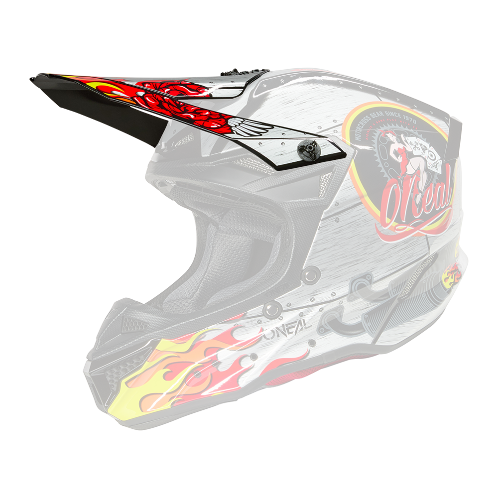 Spare visor for 5srs Polyacrylite HR helmet