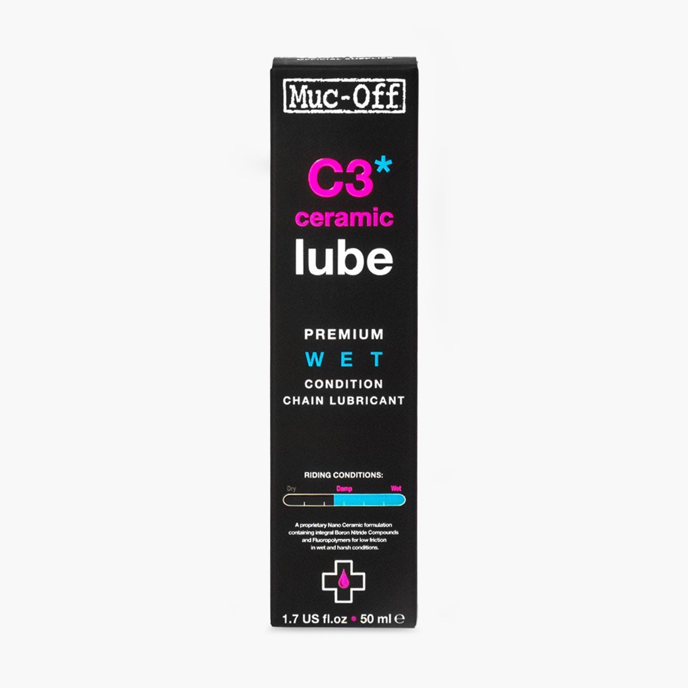 Muc-off en céramique lubrifiant c3 premium humide 50 ml