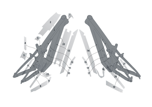 Syncros chassis protection kit for Scott Patron carbon