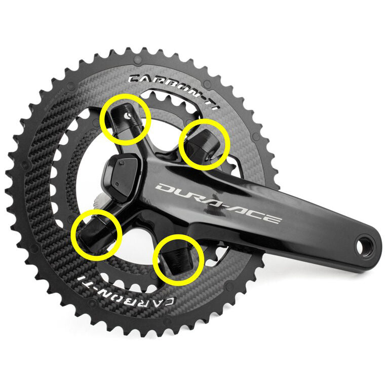 Viti and Cover Zestaw węglowy TI X-Cover Shimano Dura Ace 9200