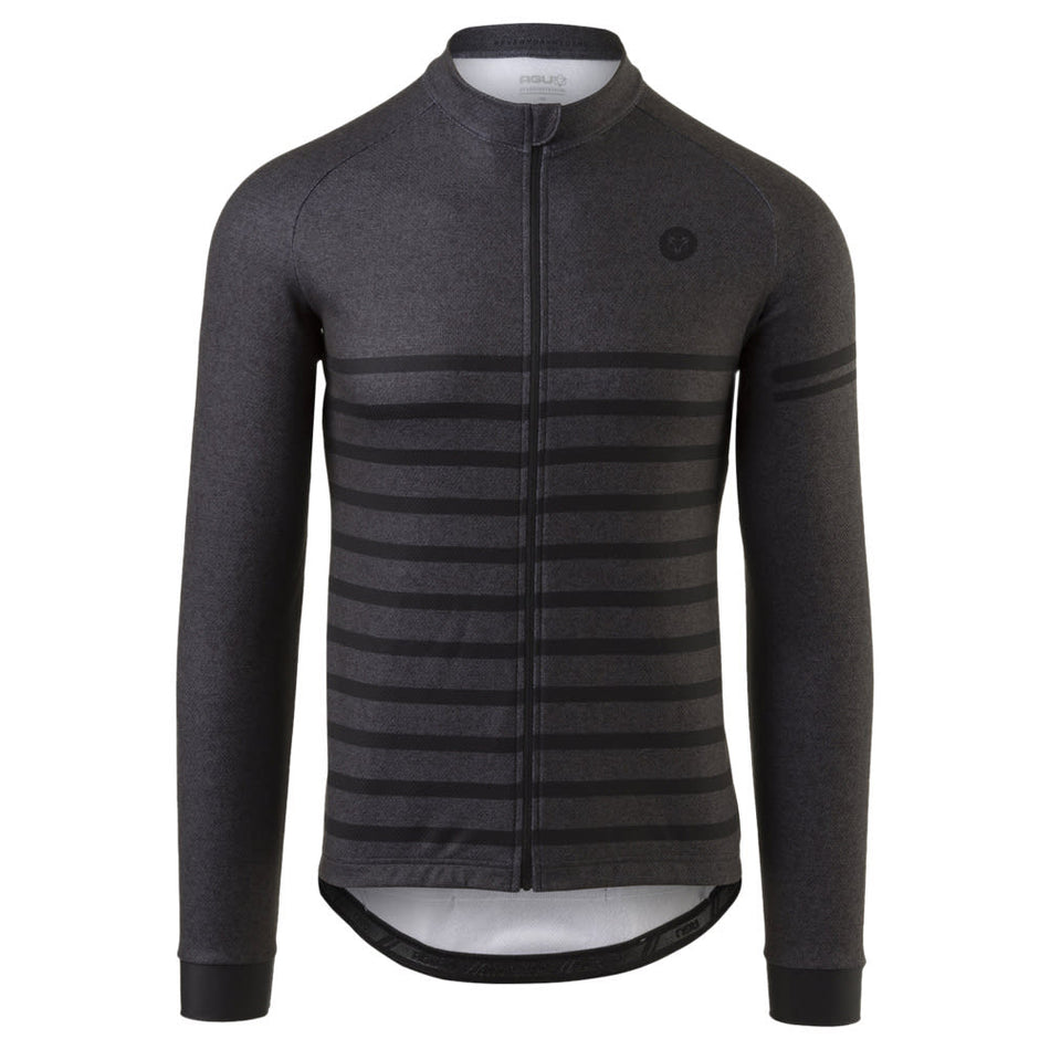 Camiseta Mid Season Sport Hombre Gris Acero - Mangas Largas