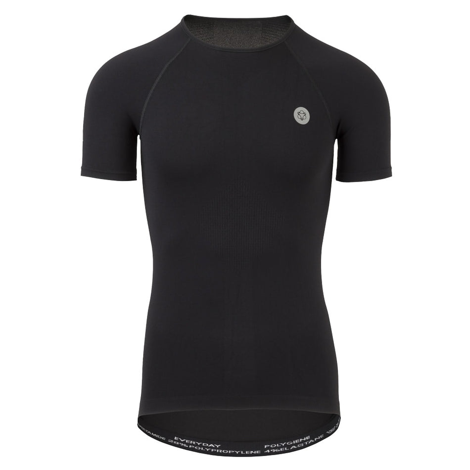 EVERYDAY Base Underwear Unisex Black - Short Sleeves