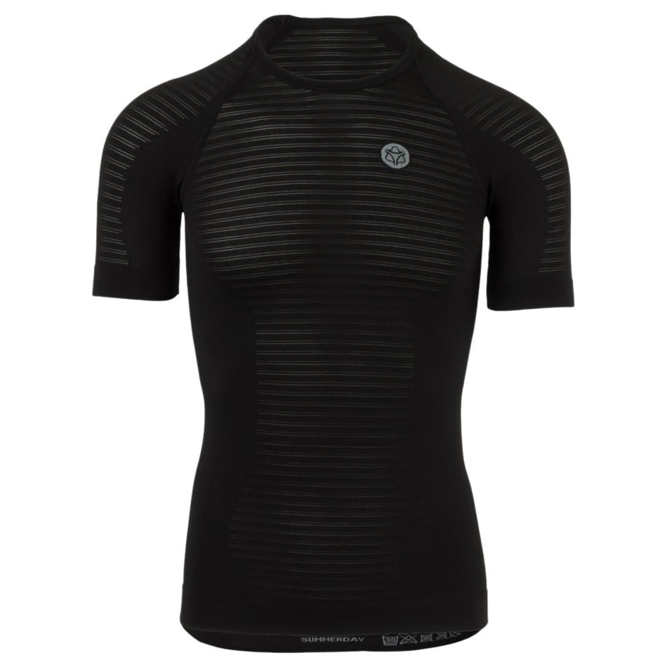 Camiseta Interior SUMMERDAY Base Unisex Negro - Mangas Cortas