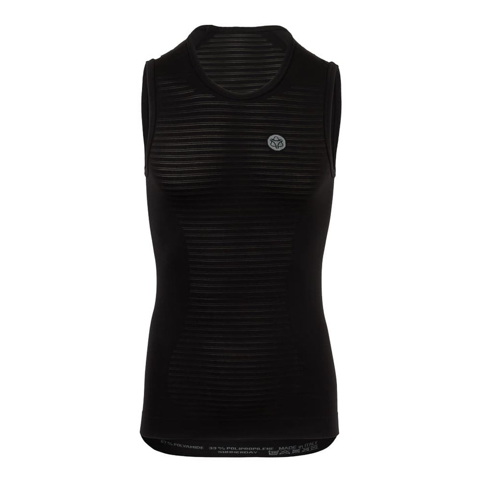 Camiseta Interior SUMMERDAY Base Unisex Negro - Sin Mangas