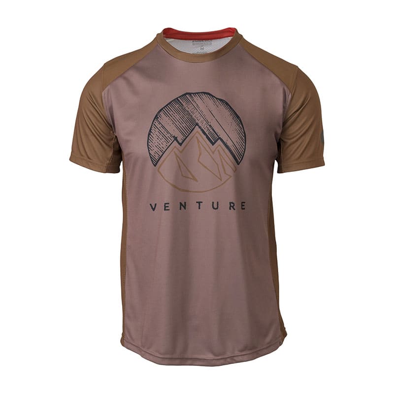 MTB VENTURE Shirt Leather - Short Sleeves
