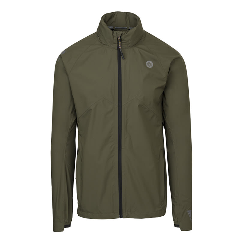 Compact Regenjacke VENTURE Unisex Olivgrün