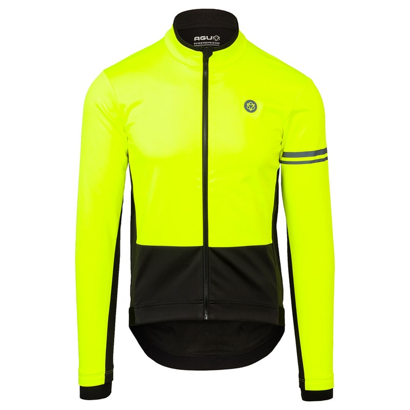 Winter-Sportjacke Herren Neon Gelb