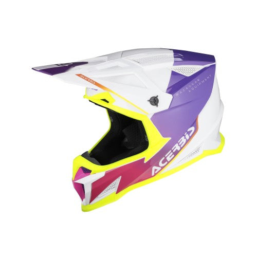 Acerbis T711 omologato ECE 22-06 XS / BIANCO/VIOLA