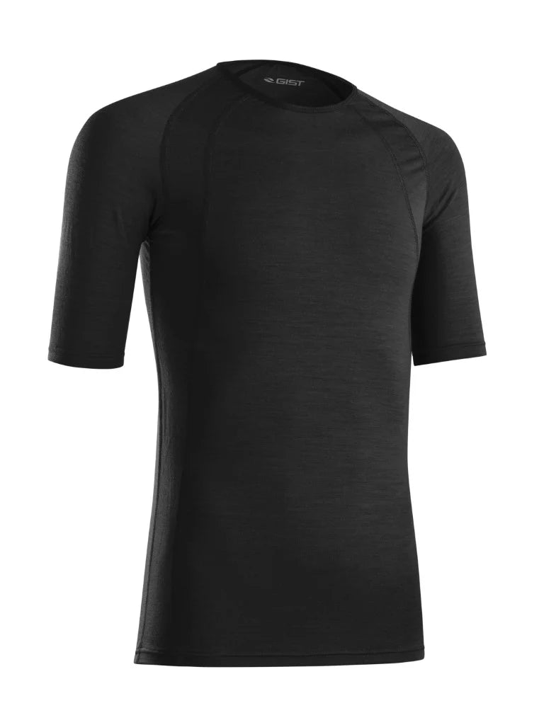 Gist Maglia Wool maniche corte XS / BLACK