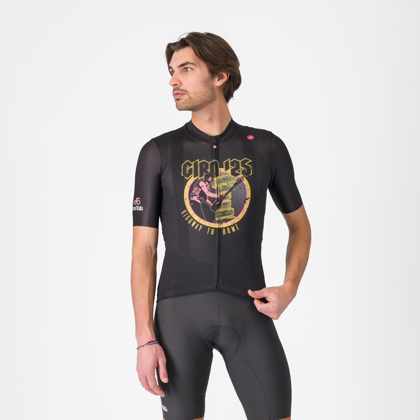 Castelli Jersey #giro Highway à Rome 2025