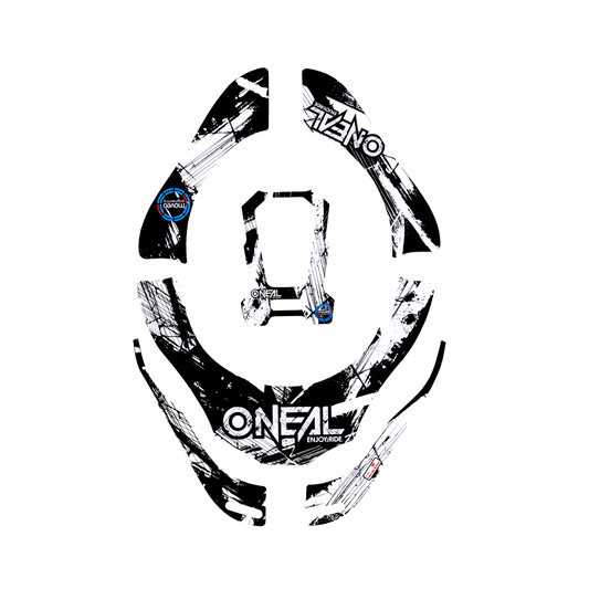 Autocollant de conception de choc tron