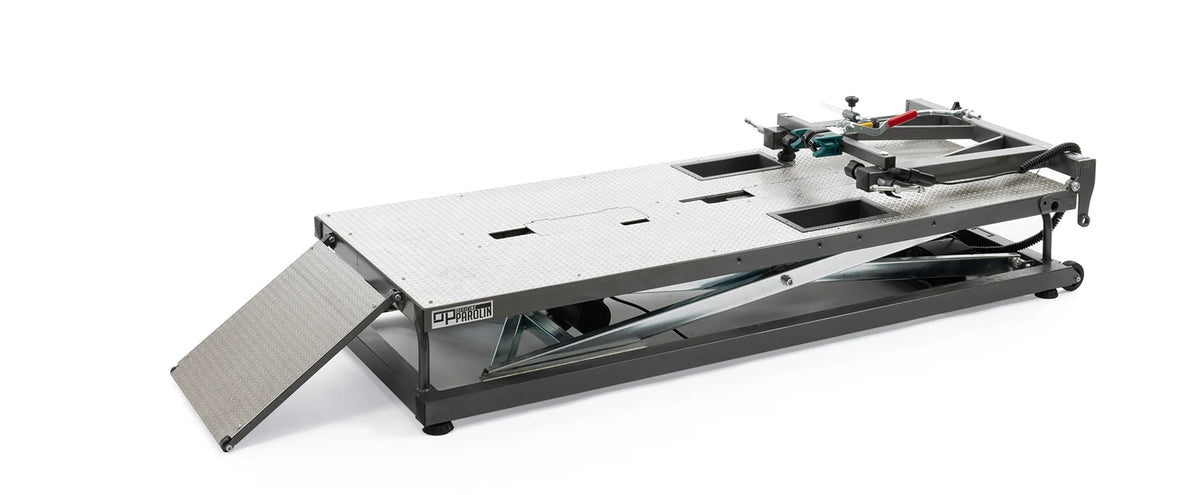 OP - OFFICINE PAROLIN - OFFICINE PAROLIN AGILIS POWER WERKBANK + OPTIONAL + BATTERIE