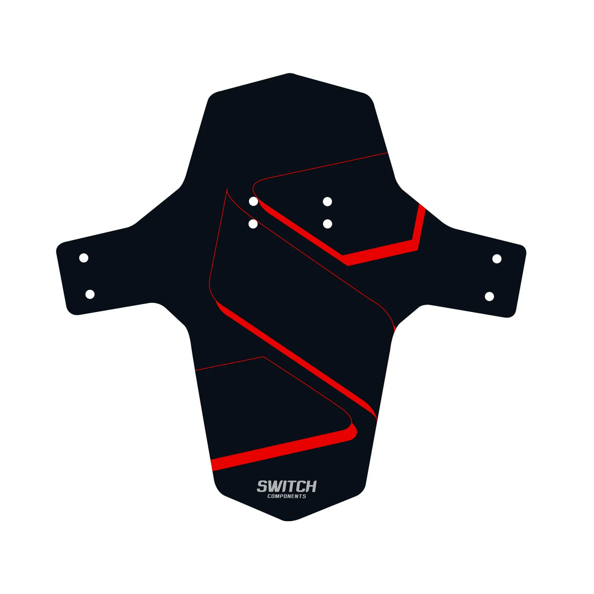 Switch Front Mud Fender anteriore ROSSO - foto 5