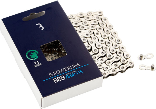 BBB E-Powerline E-Bike BCE-11 en 11 Speed ​​Chain, Silver (2021)