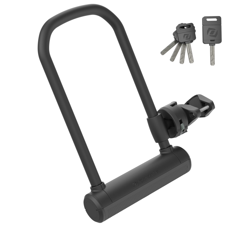 Syncros Warfield lucchetto a U con cavo 1size / black