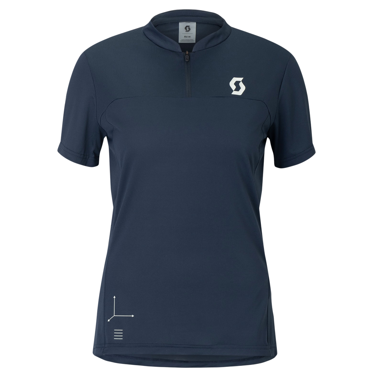 Scott Vertic Zip Kurzarm-T-Shirt für Damen