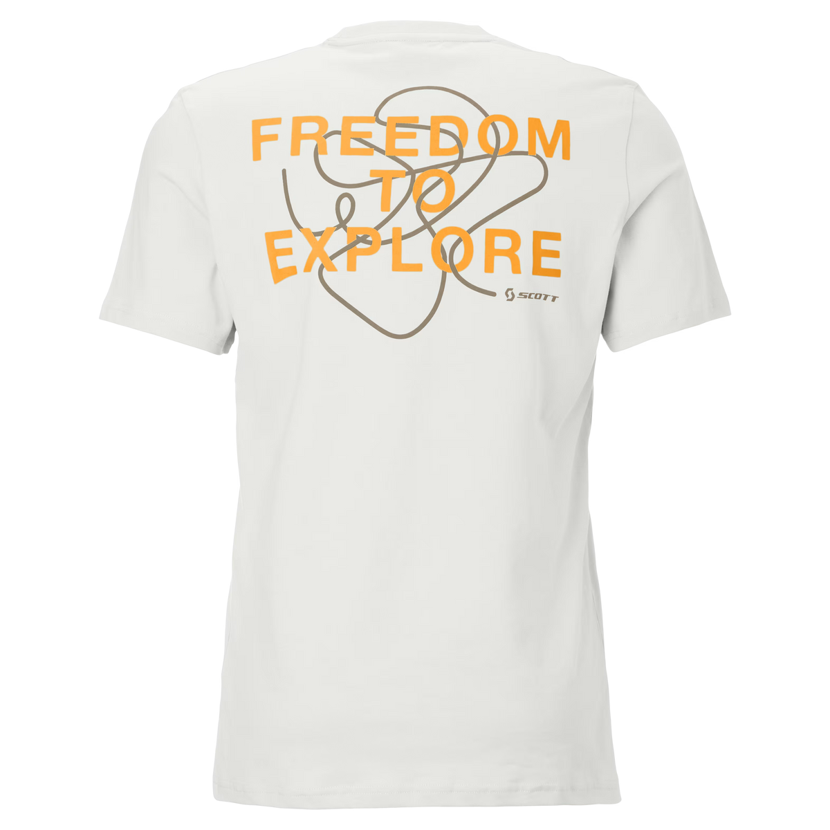 Camiseta de hombre Scott Backprint de manga corta