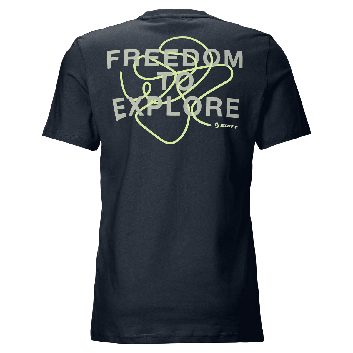 Camiseta de hombre Scott Backprint de manga corta