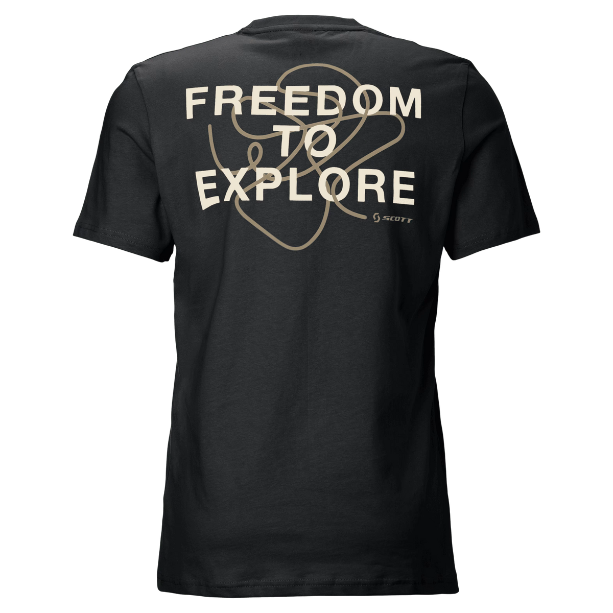 Camiseta de hombre Scott Backprint de manga corta
