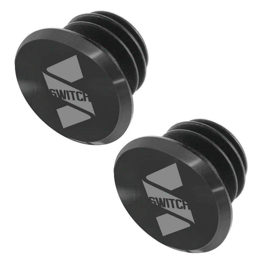 Switch Grip Cap CNC GRIGIO