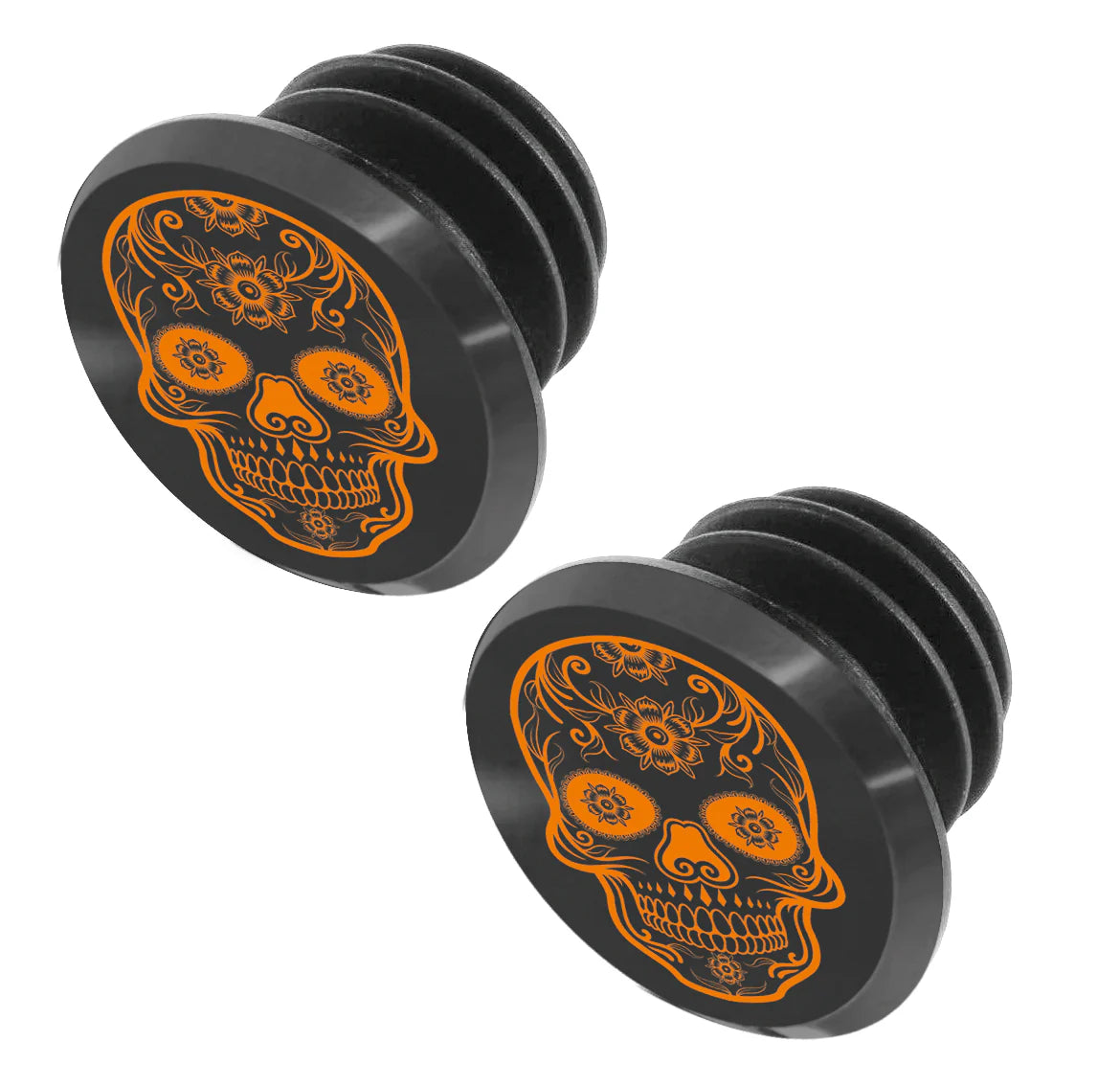 Switch Grip Cap CNC Skull ARANCIO - foto 3