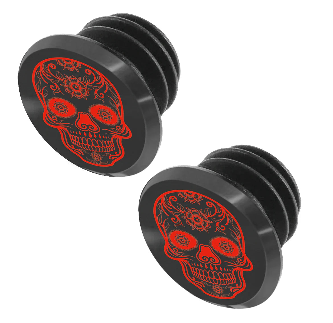 Switch Grip Cap CNC Skull ROSSO - foto 2