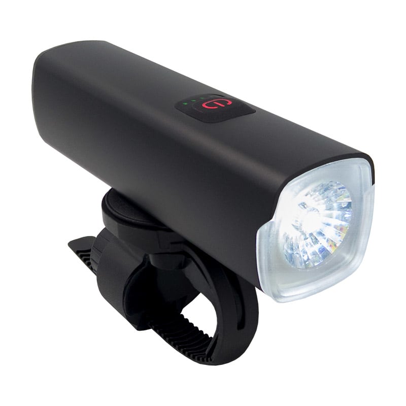 Vorderlicht LUM-X mit LED aus Aluminium 1000 Lumen + Kabel
