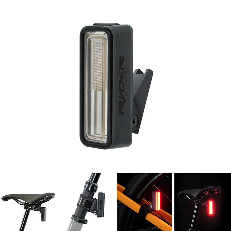 Rücklicht LEVE'LIGHT 180 Lumen USB IPX6 Doppelbefestigung