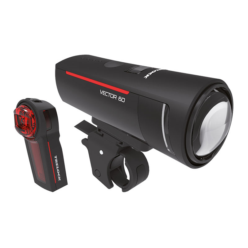 LED-Licht LS600 I-GO Vorder-+Rücklicht Vector Set 60 Lux + USB