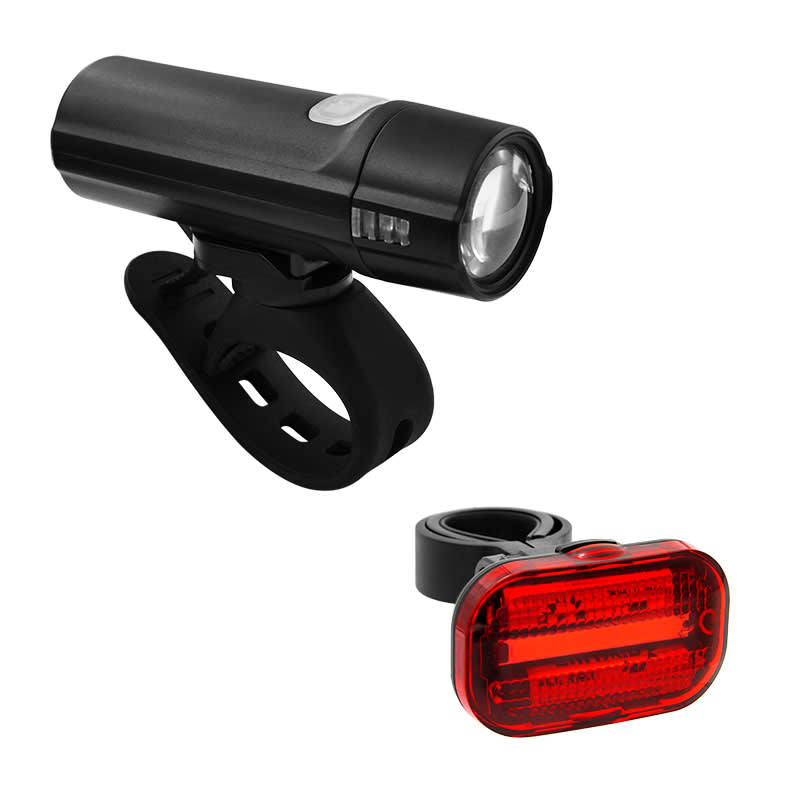 Vorder-+Rücklicht (KIT) mit Batterien
