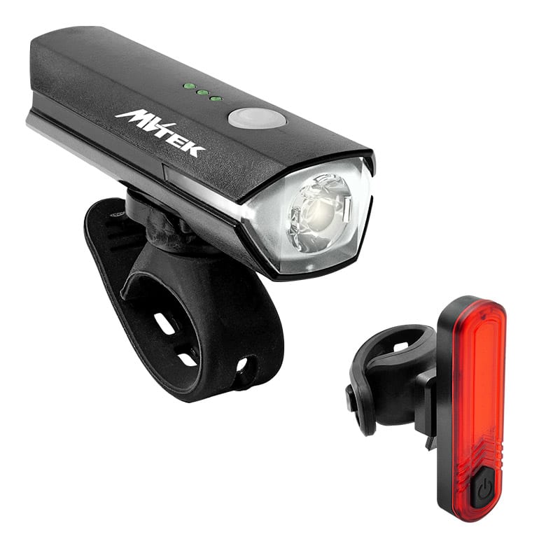 LED-Front- und Rücklicht LUM-X 300/30 Lumen USB-Aufladung