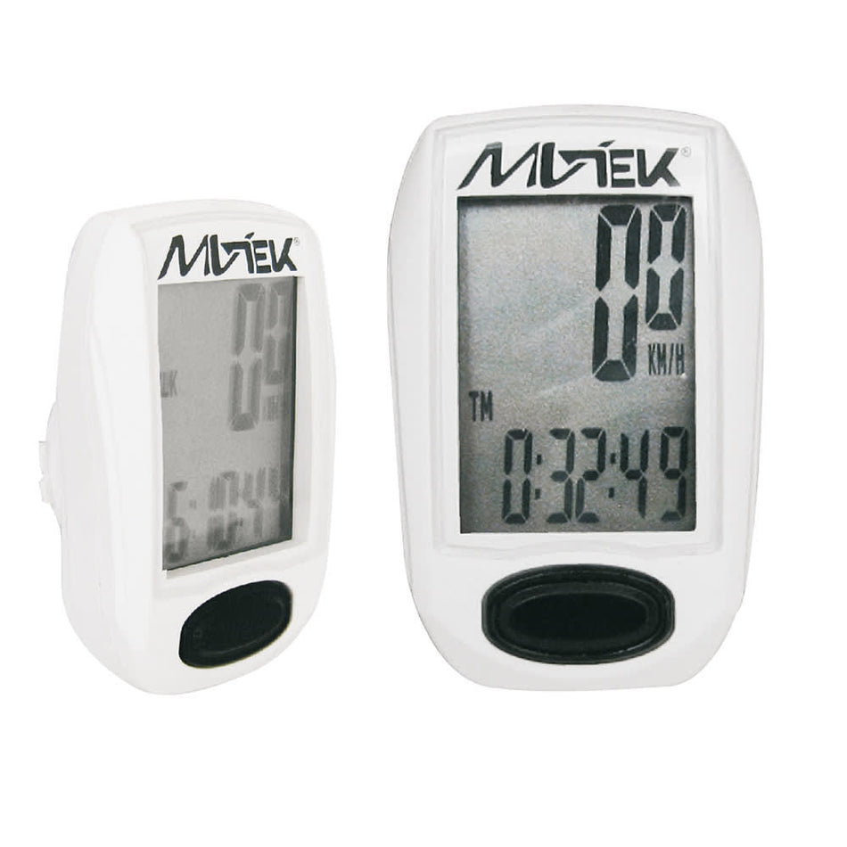 ZETASPORT 15F Cycle Computer 15 Functions White - Wireless