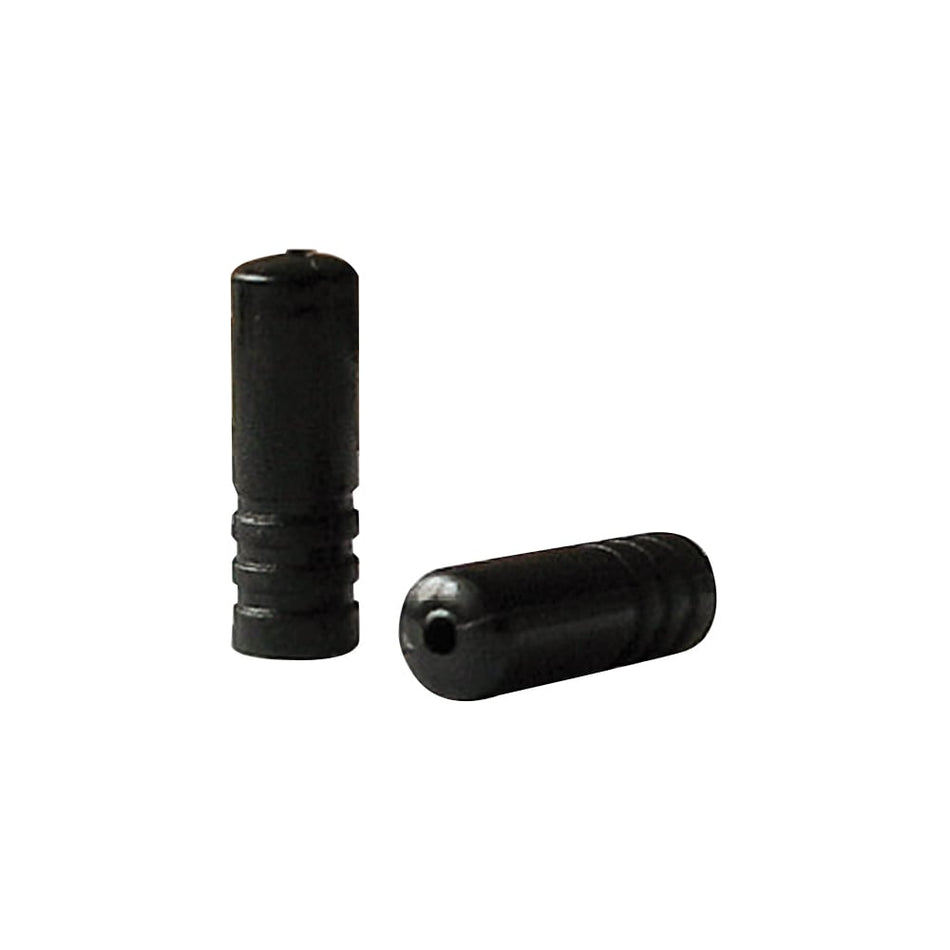 Cable End Cap Body: 4mm x Length: 18mm Black Nylon - 100 Pieces