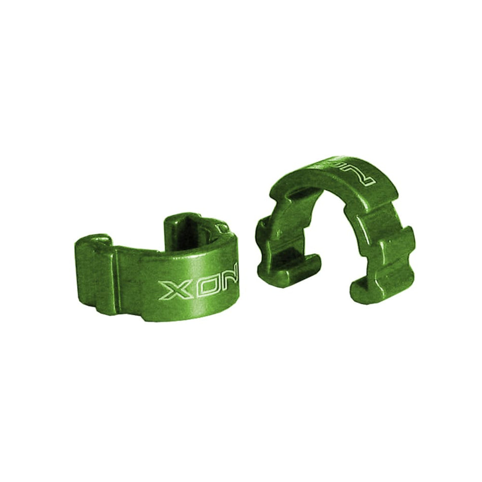 Collier de gaine 10,1x5,6x11,95 en Aluminium 6061 T6 Vert 6 Pièces