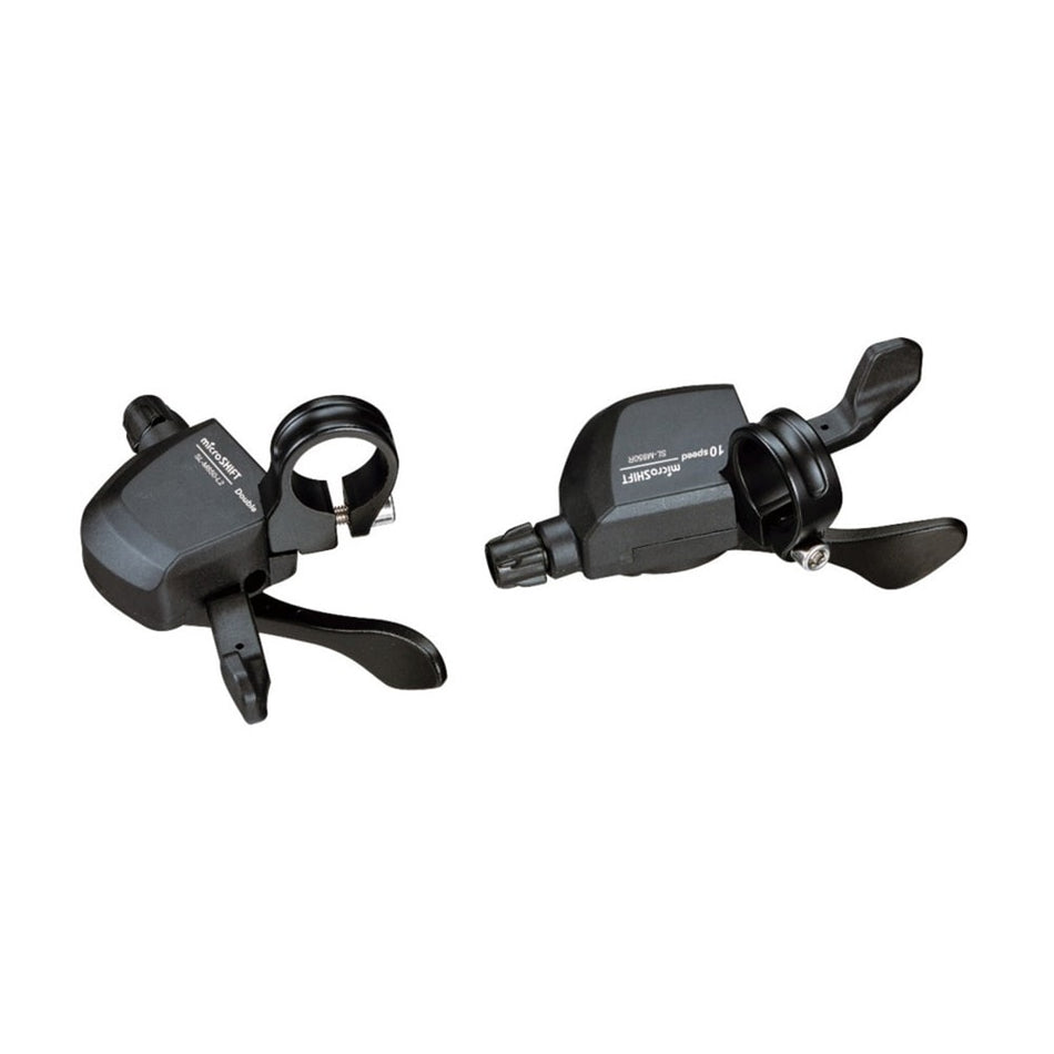 Manetka zmiany biegów MTB 10V prawa z aluminium czarna do SHIMANO/SUNRACE