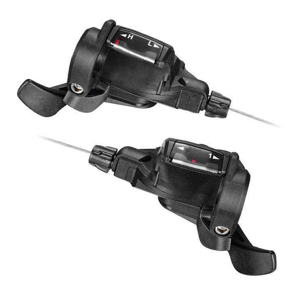 Manetki zmiany biegów MTB/CTB indeks 6x3V push/push (para)