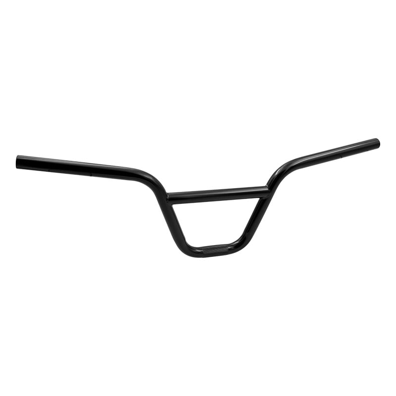 BMX Handlebar 22.2mm x 640mm in Black Steel Rise: 220mm
