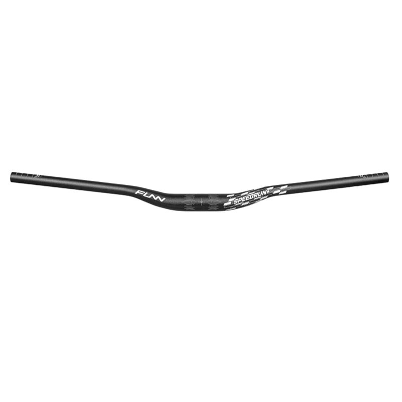 Kierownica SPEEDRUN JUNIOR 31,8mm x 680mm z stopu czarna Wzniesienie: 20mm
