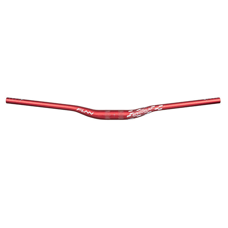 Kierownica SPEEDRUN JUNIOR 31,8mm x 680mm z stopu czerwona Wzniesienie: 20mm