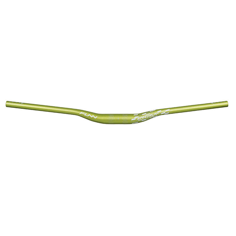 Kierownica SPEEDRUN JUNIOR 31,8mm x 680mm z stopu zielona Wzniesienie: 20mm