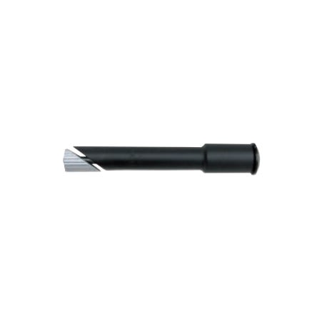 Adaptador abrazadera Manillar de 22,2mm a 25,4mm en Aluminio Negro
