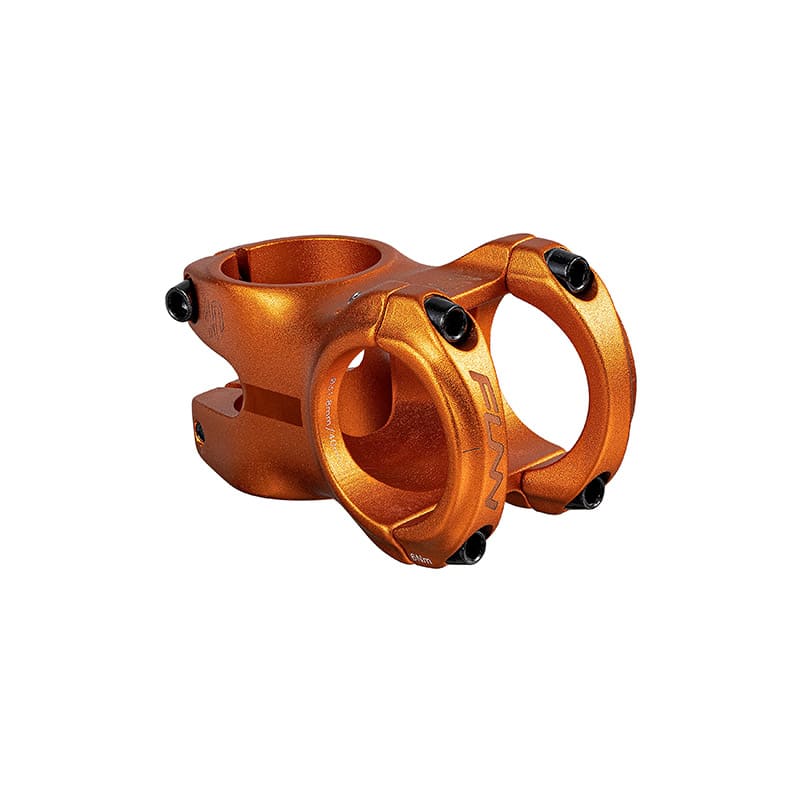Attacco Manubrio NIXIE 31,8x40mm in Alluminio Rise 0° Arancio