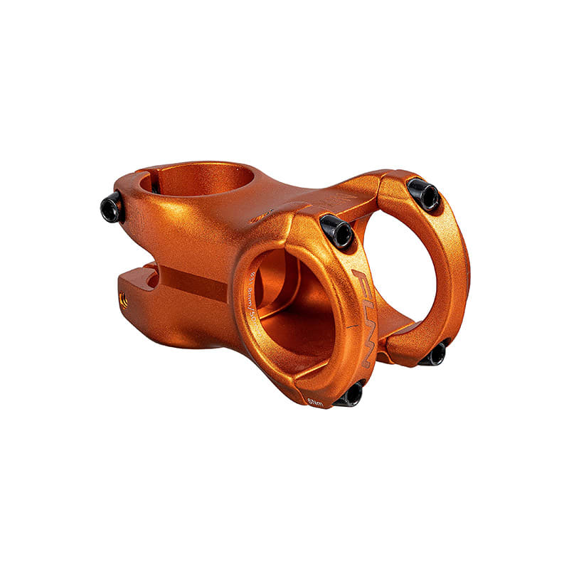 Attacco Manubrio NIXIE 31,8x50mm in Alluminio Rise 0° Arancio