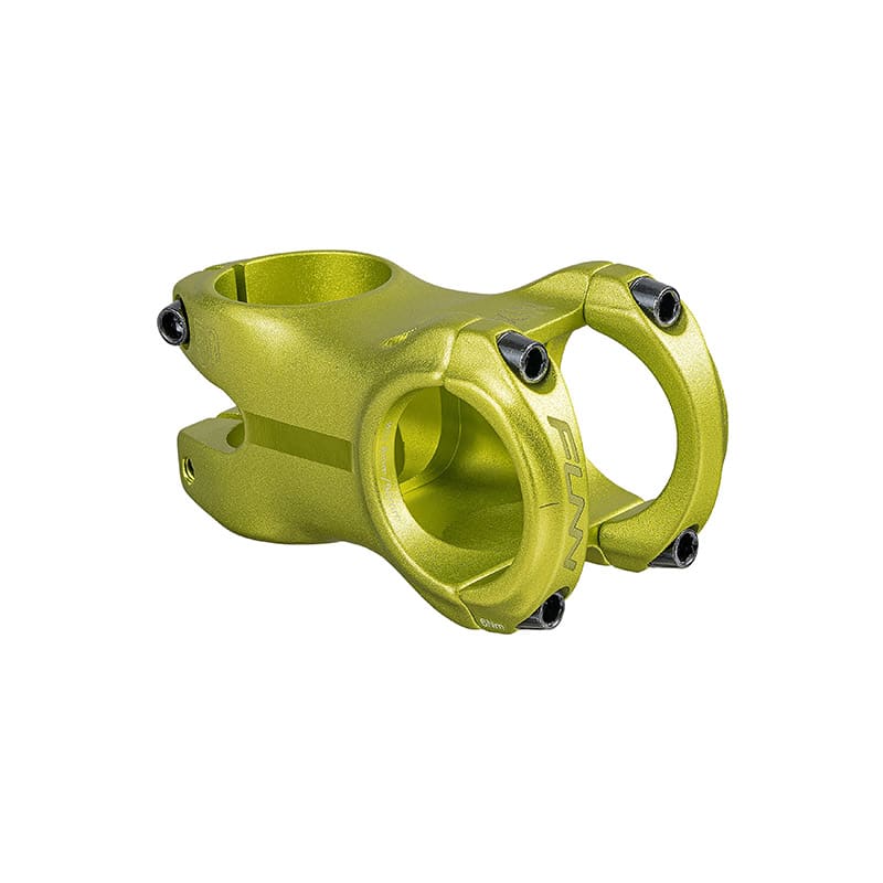 Attacco Manubrio NIXIE 31,8x50mm in Alluminio Rise 0° Verde