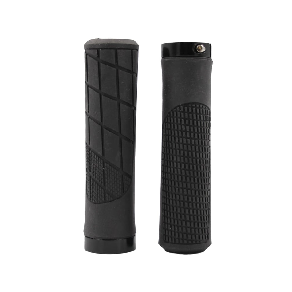 Puño MTB LOCKRING 135x22mm Ergonómico con Bloqueo Negro