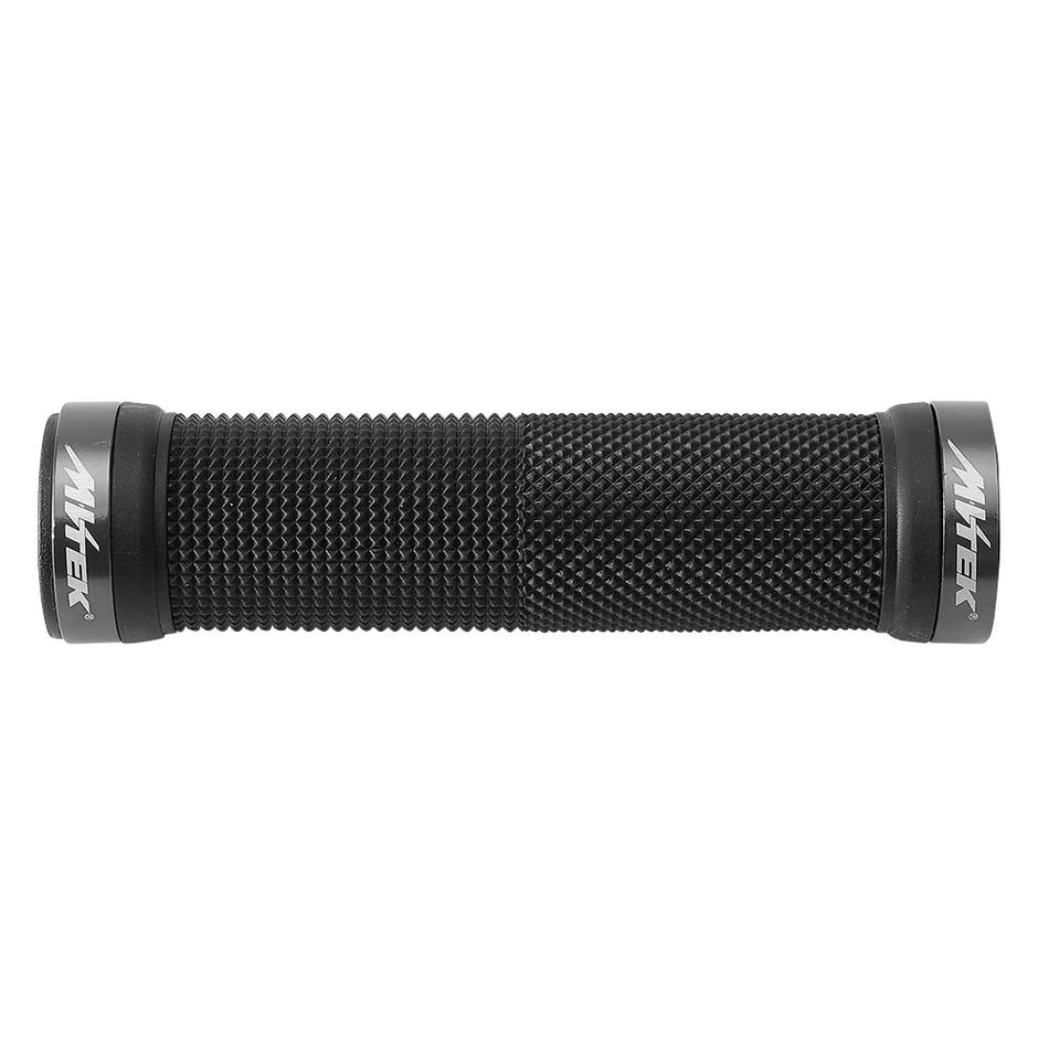 MTB LOCKRING Griff aus Gummi mit Doppelverschluss Schwarz