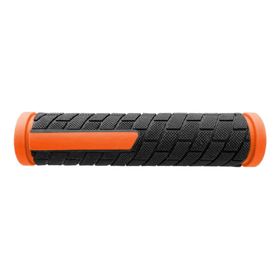 Puño MTB SPHERE 128mm en Goma Suave Naranja