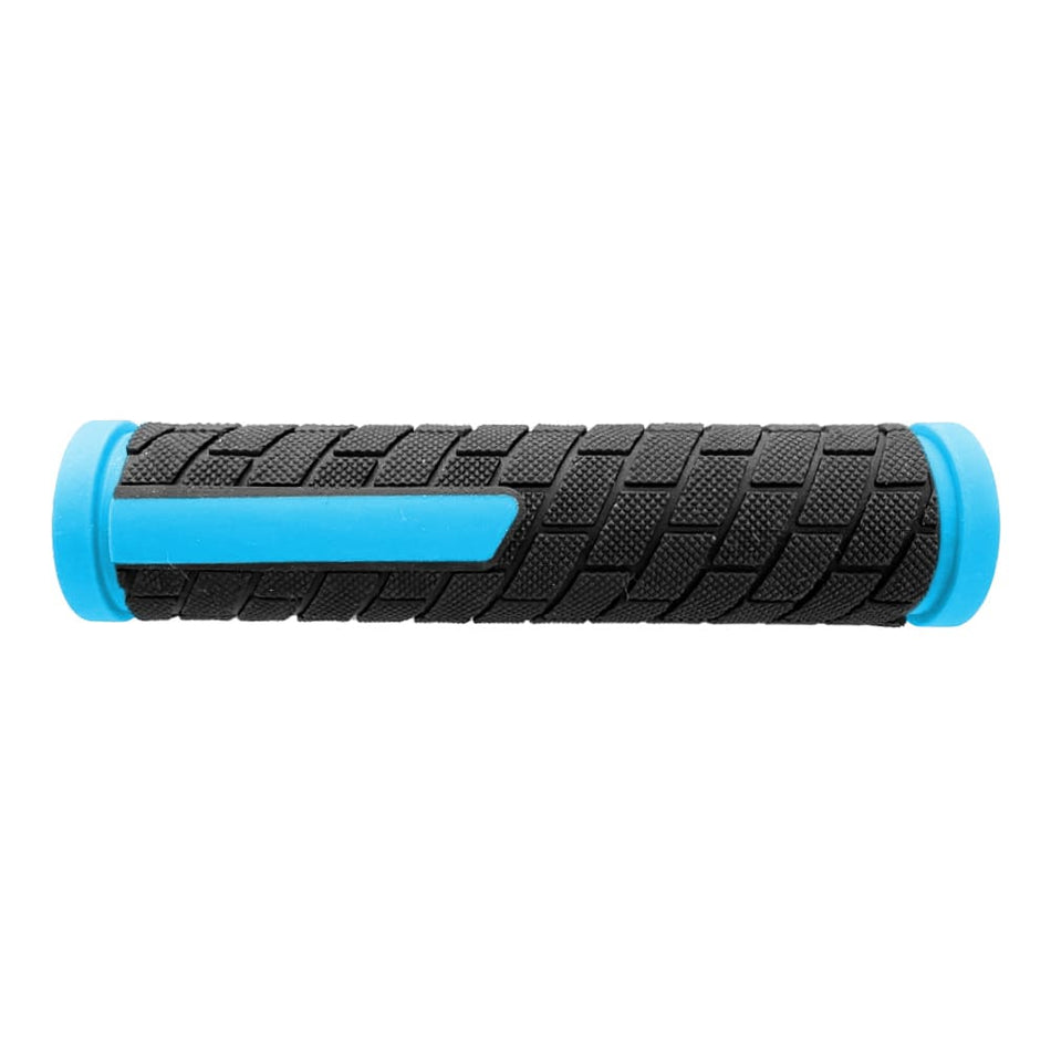 Puño MTB SPHERE 128mm en Goma Suave Azul