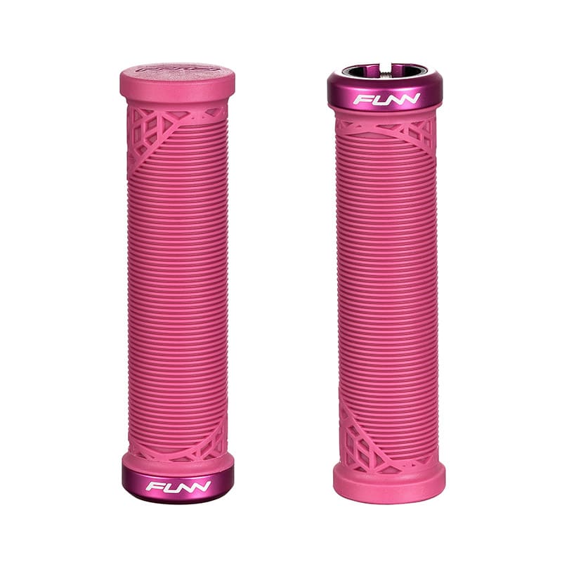 Puño HILT JUNIOR 19mm Rosa con Collarín de Aluminio