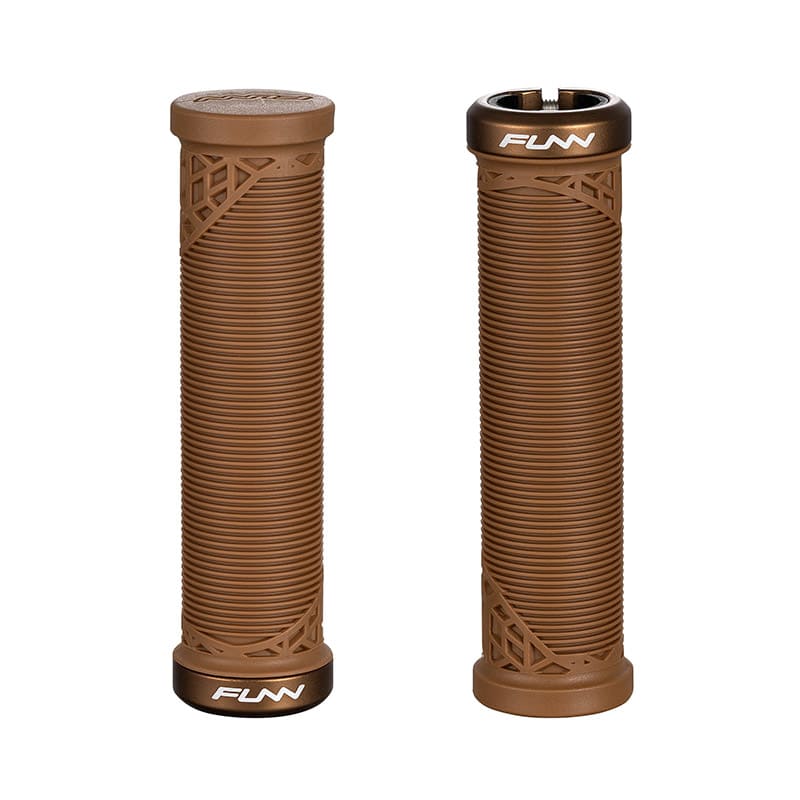 Puño HILT JUNIOR 19mm Marrón con Collarín de Aluminio